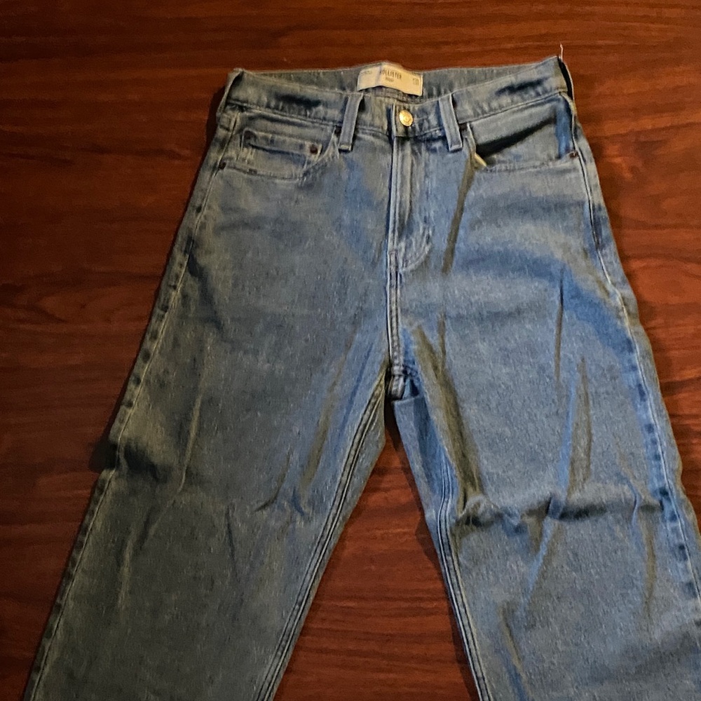 Classic Blue Baggy Denim Jeans